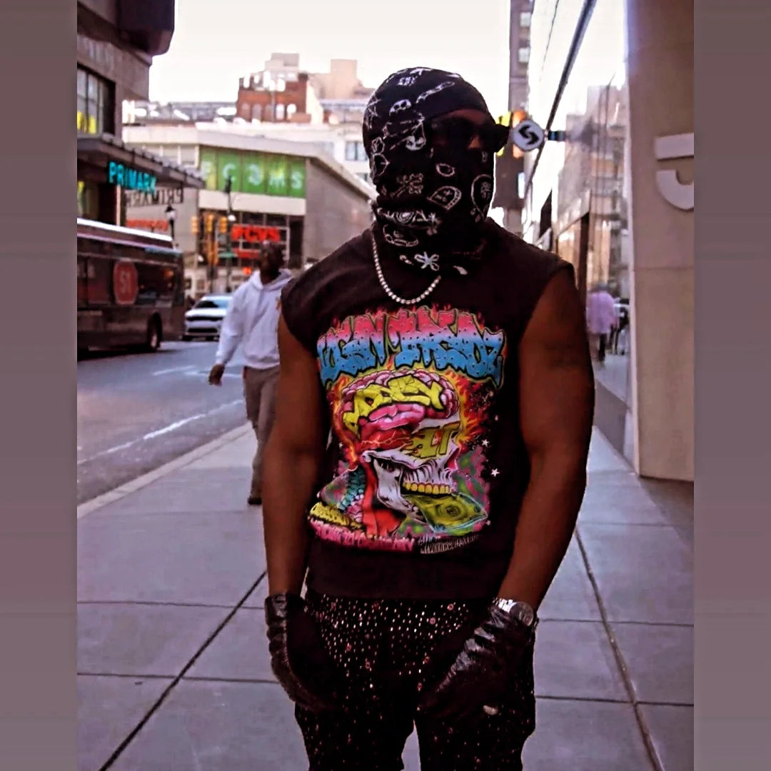 Money On The Brain Cut Off Shirt